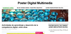 Poster digital Multimedia-ren Bloga